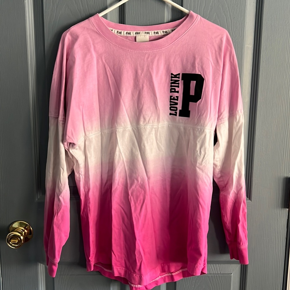 pink ombré, long sleeve : by the brand Pink